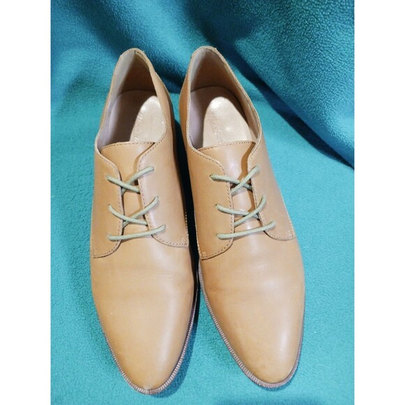Madewell The Frances Oxford Womens Shoes Size 10 Brown Leather - Picture 3 of 7